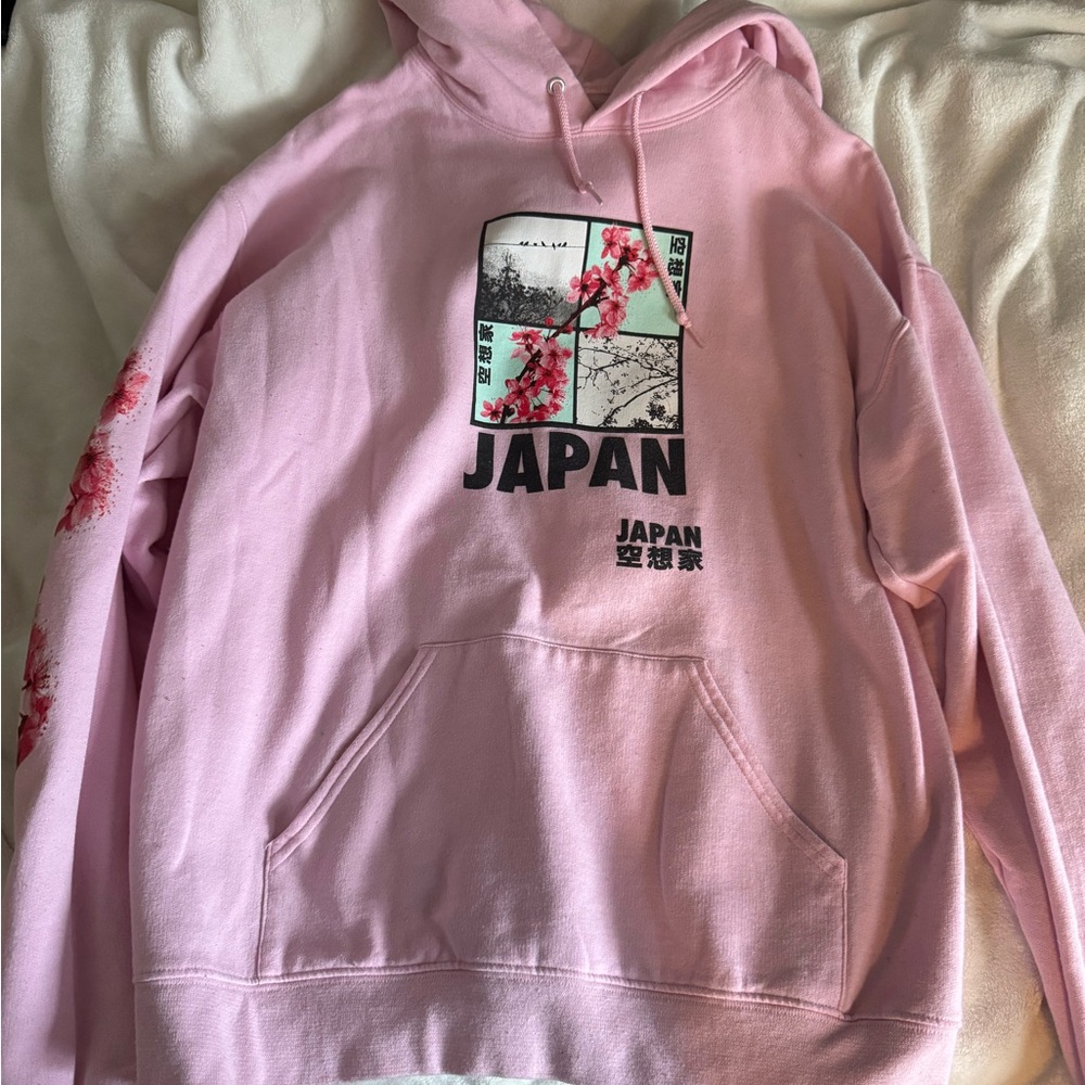 Japan Cherry Blossom Pink Hoodie